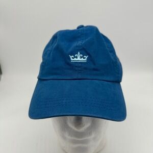 Peter Millar Mens Golf‎ Hat OSFA Blue Embroidered Logo Strapback Cap Athletic